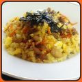 sunbright's cooksnap of when they made 冷凍ご飯＋卵＋ツナ大豆＋葱＝即席和風炒飯.
