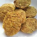 aoi_69's cooksnap of when they made 卵･乳なし☆にんじんごまクッキー　.