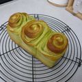 こうにゃんママ's cooksnap of when they made HBで♪ほんのり抹茶食パン.