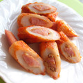 晩酌天国's cooksnap of when they made 燻製みたいな風味？♡ちくわ♡ソーセージ.