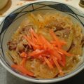すみ子's cooksnap of when they made ♪ヘルシー牛丼♪キムチトッピングで.