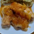 ポニーリボン's cooksnap of when they made チキンの柚子ジャム煮.