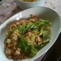 ニコたまちゃん's cooksnap of when they made 鮭レタスチャーハン.