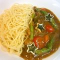 ピナタンポポ's cooksnap of when they made カレー焼きそば.
