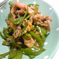 海理ママ's cooksnap of when they made ピーマンと豚肉の炒めもの.