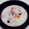 misa18's cooksnap of when they made 「豆乳で♪白菜とウインナーのクリーム煮」.