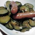 ぽぽぽんた's cooksnap of when they made ズッキーニとウィンナーのコンソメ炒め♪.
