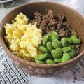 sweethazu's cooksnap of when they made 我が家の三色丼.