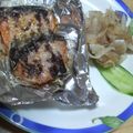 チョコあおい's cooksnap of when they made トースターで！鮭のマヨネーズ焼き.