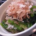 ａｙａｐａｎｎ's cooksnap of when they made 小松菜のお浸し.