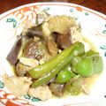 そばかす美人's cooksnap of when they made 簡単☆茄子・ピーマン・豚肉の煮物.