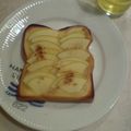 みうﾁｬﾝ's cooksnap of when they made アップルトースト♪.