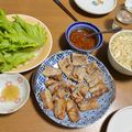 chi−ちゃん's cooksnap of when they made おうちで韓国の豚バラ焼肉☯サムギョプサル.