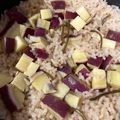 ☻☻☻☻☻☻☻☻☻☻'s cooksnap of when they made 超簡単！絶品さつまいもごはん☆☆☆.