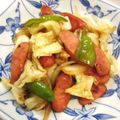 サンディサンディ's cooksnap of when they made ウィンナーとキャベツ炒め.