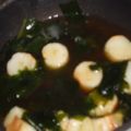toshiebaba's cooksnap of when they made おふのお吸い物.