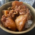 krkpunat's cooksnap of when they made 豚バラとジャガイモの甘辛煮.