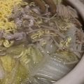 ﾌﾞﾚﾝﾀﾞ's cooksnap of when they made もやしと豚肉の貧乏鍋.