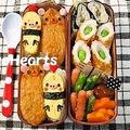 ＴＷＯＨＥＡＲＴＳ's cooksnap of when they made リラックマたちのお稲荷さん弁当　キャラ弁.