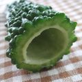 のりこりん's cooksnap of when they made リングに♪時短で出来る簡単ゴーヤの種取り.