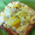 みのりっくす's cooksnap of when they made 朝食にぴったりのたまごトースト.
