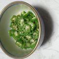 aiaif's cooksnap of when they made もう一品！オクラのゴマ和え.
