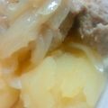 熊人すみこ's cooksnap of when they made 新じゃがと鶏団子の煮物.