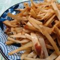 mmameco's cooksnap of when they made 大根皮きんぴら.