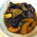 たかちゃ's cooksnap of when they made 彩り鮮やか/茄子とカボチャの揚げ浸し.