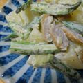 SETSUーRENT's cooksnap of when they made オクラとじゃがいものサラダ.