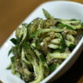 ju_10's cooksnap of when they made きゅうりと茄子の胡麻和え.