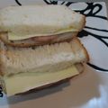 ゆりYO船長's cooksnap of when they made 洗い物なし☆あっという間のハムサンド.