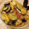 ルリナ's cooksnap of when they made 私流に〜水無し夏野菜の重ね煮♪.