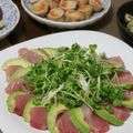 kumi51's cooksnap of when they made マグロとアボカドのカルパッチョ.