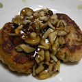 どらへもん's cooksnap of when they made 豆腐入り♪和風ハンバーグ☆きのこあんかけ.