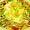 imoco92's cooksnap of when they made お好み焼き ﾍﾙｼｰ(お好み焼き風).