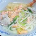 比良羽's cooksnap of when they made 焼さけあらほぐしで塩味あんかけうどん.
