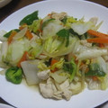 しおりんりく's cooksnap of when they made 白菜と豚肉の炒めもの.
