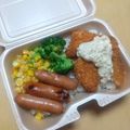 2児ママ's cooksnap of when they made レンジ1分！枝豆コーンのバター醤油☆弁当.