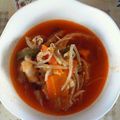 りらにゃ's cooksnap of when they made 辛旨！鶏と豆腐のチゲ鍋！.