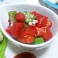 monchanママ's cooksnap of when they made ＊簡単＊オクラ＋トマトのサラダ.
