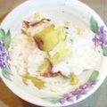 ゆずぽんの母's cooksnap of when they made 秋の味覚！さつまいもご飯～♪.