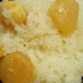 りお７８４２２'s cooksnap of when they made 甘露煮で栗ごはん.