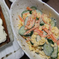 よちりん's cooksnap of when they made 胡瓜と卵のたらこマヨサラダ.