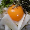 ダ〜ごはん's cooksnap of when they made 山芋短冊のユッケ風☆.
