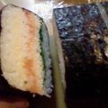 IMCO's cooksnap of when they made 明太子とチーズと大葉のカラフル押し寿司.