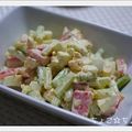 ちょこ☆ちょこ's cooksnap of when they made ゆで卵とアスパラとカニかまのサラダ.