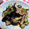 ぽぽキッチン's cooksnap of when they made ひんやり！なすとオクラの中華風おひたし！.