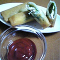 ﾎﾟｽﾄﾏﾝ's cooksnap of when they made 簡単ささみチーズと梅ささみ春巻き.