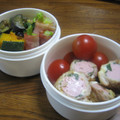 ほくみん's cooksnap of when they made お弁当の…おさかなソーセージで和風肉巻き.